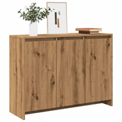 Komoda boja hrasta artisan 102 x 33 x 75 cm konstruirano drvo
