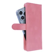 OEM Univerzalni etui za IPHONE 12/13/SAMSUNG S6/A5 2016/XCOVER 4/S22/HUAWEI P8 2017 COMMON Book, velikost S, roza