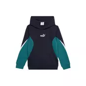 PUMA Essentials Block Hoodie Youth, Sweatshirts, New Navy, 9-10Y