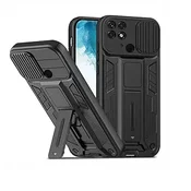 shumee OVITEK ZA XIAOMI REDMI 10C BLACK ARMOUR ZAŠČITA ZA KAMERO DURABLE MOLID