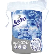 LINTEO Kozmetični bombažni vložki Premium kakovosti Silver 40 kosov