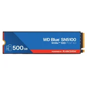 SanDisk SANDISK WD Blue SN5100 SSD 500GB modro-rdeč