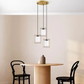 Opviq Luster Swank-702-7, 65x15x113cm, IP20, Belo-zlatne boje