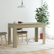 Blagovaonski stol boja hrasta 120x60x76 cm konstruirano drvo