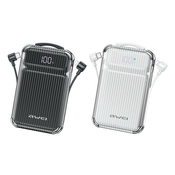 Awei P89K 10 000 mAh, 38,5 W, črna, powerbank