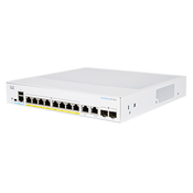 Cisco CBS350 Managed 8-port GE, Full PoE, Ext PS, 2x1G Combo (CBS350-8FP-E-2G-EU)