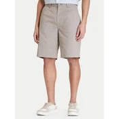 Calvin Klein Jeans Kratke hlače iz tkanine 90s LV04RD603G Bež Baggy Fit