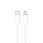 Puro USB-C - iPhone Lightning tpe 20W 2m kabel - bijeli