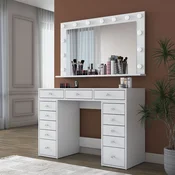 Hanah Home Sto za šminkanje, Beli