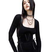 Ženski korzet KILLSTAR - Nocturnix - Black - KSRA012578