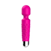 Gardj Europe Silikonski vibrator z 9 vibracijskimi programi, roza-rdeč