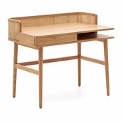 Pisalna miza v jesenovem dekorju 62x105 cm Araxi – Kave Home