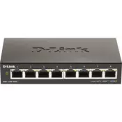 Smart D-Link DGS-1100-08V2 pametni mrežni preklopnik, 8xGE