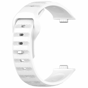 BStrap Silicone pašček za Huawei Watch Fit 3, white