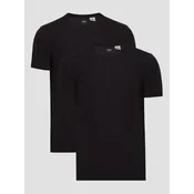 Levis Majice s kratkimi rokavi SLIM 2PK CREWNECK 1 Črna