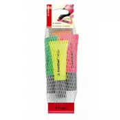 STABILO Neon marker 4 kom Dlijeto vrh Zeleno, Narancasto, Ružicasto, Žuto