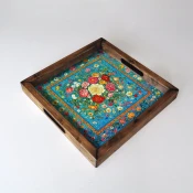 Aberto Design Poslužavnik REF057 35 x 35 x 4 cm, Šareni