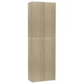 Vidaxl Pisarniška omara sonoma hrast 60x32x190 cm iverna plošča