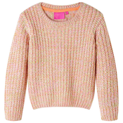 Djecji džemper pleteni nježnoružicasti 104