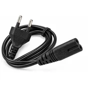 Napojni kabl IEC C7 N1 VDE Z5102003, Crni