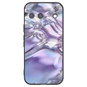 Silikonski črni ovitek za Google Pixel 9 - Iridescent bubbles