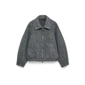 VERO MODA Prehodna jakna temno siva