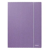 Gumena mapa, karton, A4, ESSELTE ColourBreeze, lavanda 628495