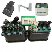 Komplet Rain Bird s 7 postajami: zbiralnik s filtrom in kompresorjem, TM2, LNK, RSDBex, 2 zbiralnika, PE 32