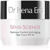 Dr Irena Eris Sensi Science Redness Control Anti-Aging Day Cream intenzivna gladilna dnevna krema proti gubam SPF 20 50 ml