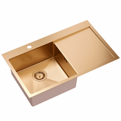 Quadron Jekleno pomivalno korito RUSSEL 111 Copper
