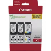 Canon PG-575XLx2 (2x15 ml) + CL-576XL (1x13 ml) + 50 listova GP501 sjajnog fotopapira 10x15 cm Multipack
