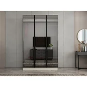 Hanah Home ormar sa reflektujucim staklom Nisa 20657, 135 cm, pešcar