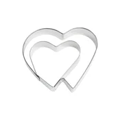Cookie cutter, 6.5cm, Double heart - Westmark