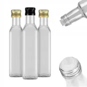 shumee 10x Steklenička MARASCA z dozirnikom, brezbarvna, 250 ml za olivno olje, tinkture, vino