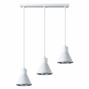 Sollux SL.0988 - Luster na sajli TAZILA 3xES111/60W/230V bela