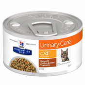 Hill´s Prescription Diet c/d Multicare Urinary Care Stew s piletinom za macke - 24 x 82 gBESPLATNA dostava od 299kn