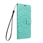 shumee Ovitek Mezzo Book za Samsung A36 5G, mandala zelene barve