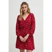 Pepe Jeans Vsakodnevna obleka Cecile PL953669 Rdeča Regular Fit