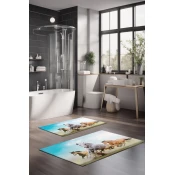 Lessentiel Maison Set Podloga za kupatilo CT-5125, Šareni