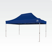 Komercialni paviljon 3x4,5m - brez 3 sten - Blue