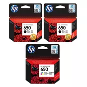 HP komplet kartuš nr.650 (2 x BK + C/M/Y), dvojno pakiranje