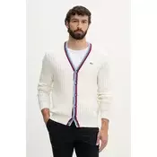 Lacoste kardigan moški z volno