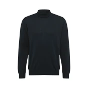 OLYMP Pulover Strick Modern Fit, črna