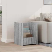 Polica za casopise s policom Siva Sonoma 35 x 35 x 45 cm