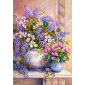 Castorland - Puzzle Hardwick: Lilac flowers - 1 500 kosov