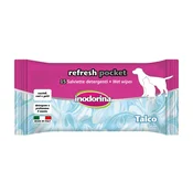 Inodorina Vlažne maramice za macice i štence Refresh Talcum džepne 15 kom