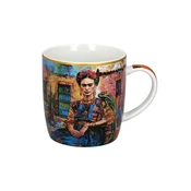 Carmani, 370 ml pločevinasta skodelica - Frida Kahlo/Avtoportret