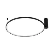 LED stropna svjetiljka RING S LED/50W/230V 3000/4000/6000K O 90 cm crna