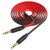 HOCO povezovalni kabel 3,5mm do 3,5mm 1m - črno/rdeč KP25169