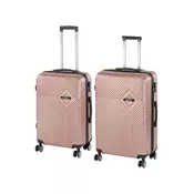 TraveLux Pro XI set kofereta na kotačima u ružičasto-zlatnoj boji